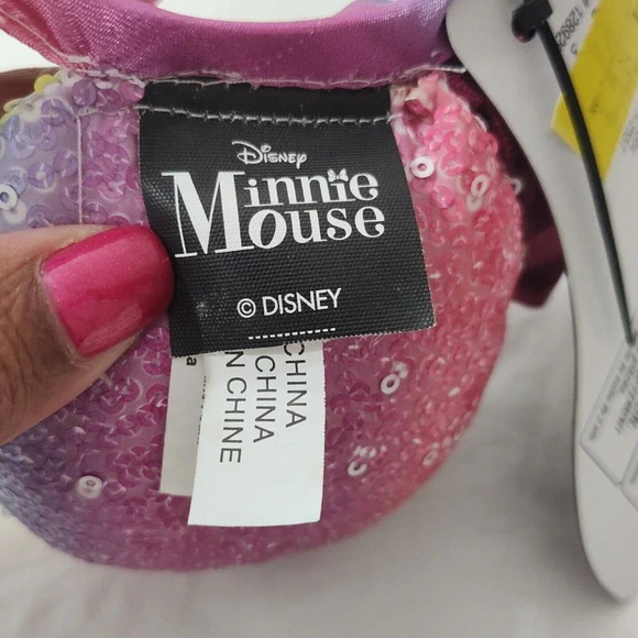 Disguise Minnie Mouse Headband Mouse Ears Halloween Girls Sequins Dress Up NEW - Picture 5 of 7